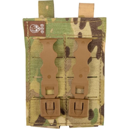 Grey Ghost Double Pistol Magna - Mag Pouch Laminate Multicam