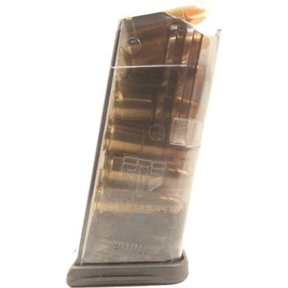 Ets Magazine Glock 19 9mm 10rd - Translucent Fits 19-26