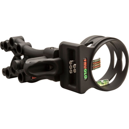 Truglo Bow Sight Carbon Xs - Xtreme 5-pin .019dia Black