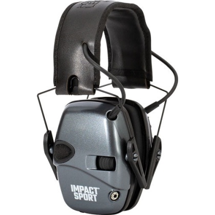 Howard Leight Impact Sport - Youth Electronic Muff Gray-blk