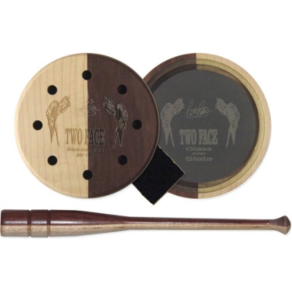 Pittman Game Calls Two Face - Glass Pot Turkey Call