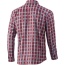 Nomad Stretch Lite Plaid Ls - Button Down Navy-red Large