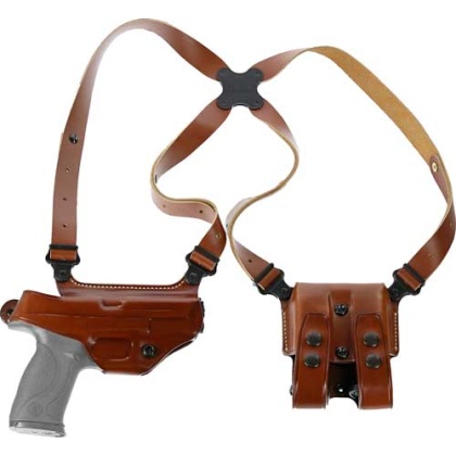 Galco Miami Shoulder System - Rh Leather 1911 3-5\