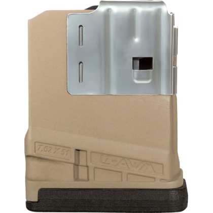 Lancer Magazine L7awm Sr-25 - 7.62x51 10rd Opaque Fde