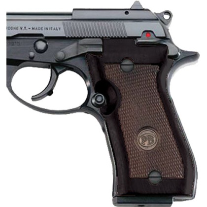 Beretta 87 Target Grips - Wood Checkered Right Hand