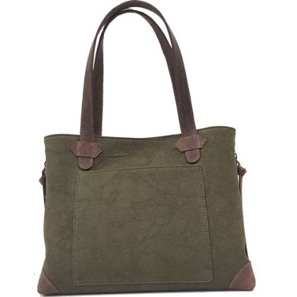 Versacarry Conceal Carry Purse - Canvas Olive Green Tote Style