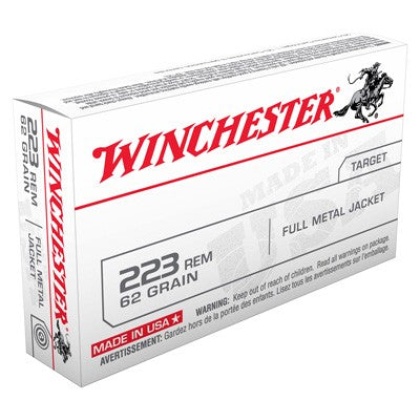 Win Ammo Usa .223 Remington - 62gr. Fmj 20-pack