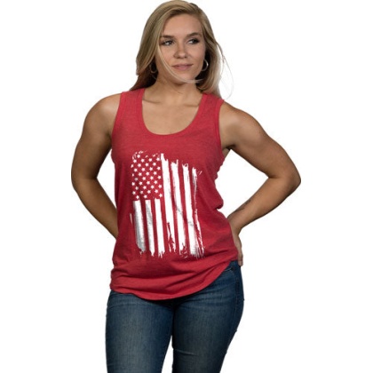 Nine Line Apparel America - Women\'s Tank Red Large