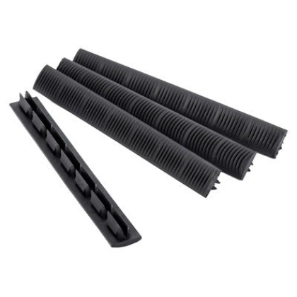 Ergo Grip Rail Cover Wedge Lok - Keymod Black 4pk