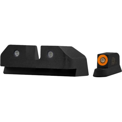 Xs R3d Cz P10 Green Tritium - Set Orange Front Focus Ring