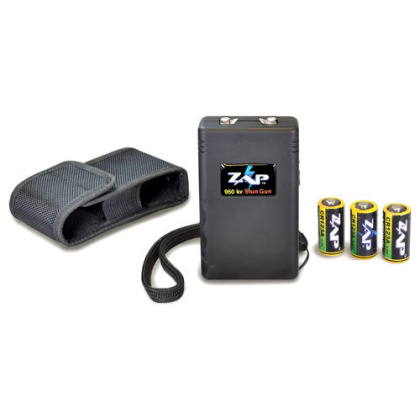 Psp Zap Stun Gun Black 950000 - Red Led On-off Indicator