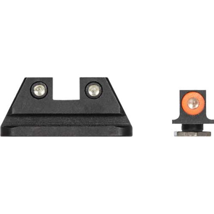 Night Fision Tri Glow Dome Org - Dot-square Rear Walther Ppq St