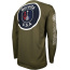 Beretta T-shirt Long Sleeve - Usa Logo X-large Od Green