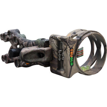 Truglo Bow Sight Carbon Xs - Xtreme 5-pin .019dia Rt-xtra
