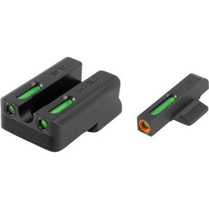 Truglo Sight Set 1911 260-450 - Tfx Pro Green-orange Outline