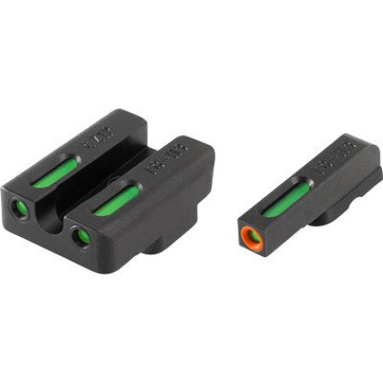 Truglo Sight Set Cz 75 Series - Tfx Pro Green-orange Outline