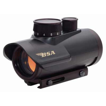 Bsa 1x30mm Red Dot Sight - 5-m.o.a. Dot Black Matte