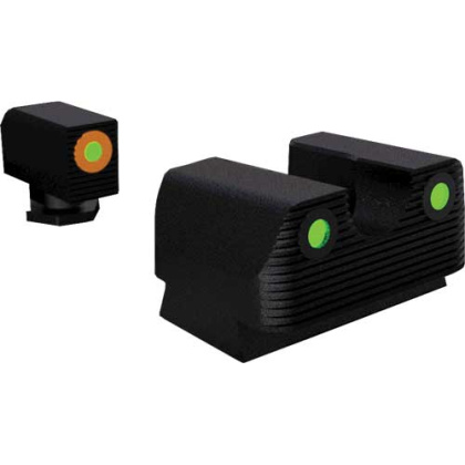 Rival Arms Tritium Night Sgt - Set Glock 42-43 W-orange Ring