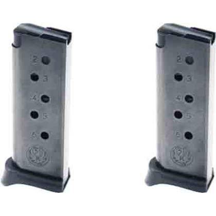 Ruger Magazine Lcp .380acp - 6-rounds W-finger Ext. 2-pack