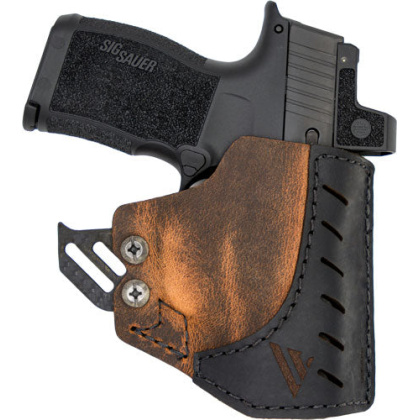 Versacarry Pckt Holstr W-kydex - Hook Lthr Rh Micro W-lsr Brn<