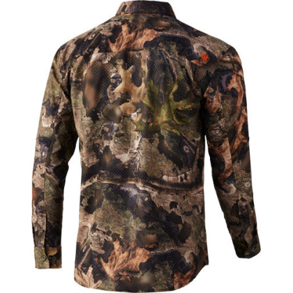 Nomad Stretch Lite Ls Button - Down Mossy Oak Migrate X-large