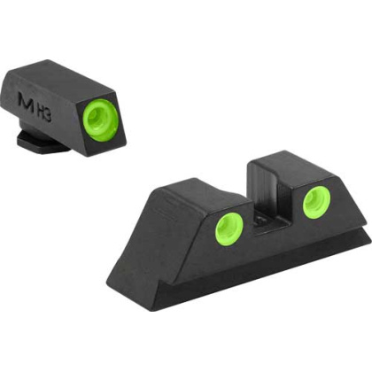 Meprolight Night Sight Fixed - Set Green-orange Glock 10mm-45