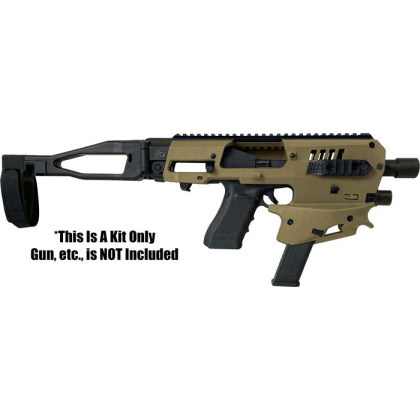 Caa Mck Micro Conversion Kit - Gen 2 Glock 9-40 W-brace Green