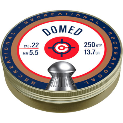 Crosman Pellets .22 Domed 13.7 - Gr. 250 Pack-case Of 12 Packs