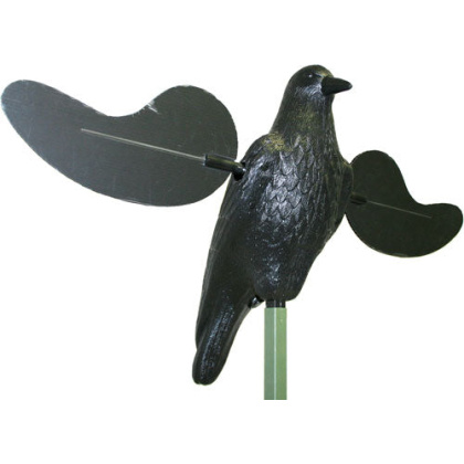 Mojo Crow Spinning Wing Decoy - W- Built In On-off Times
