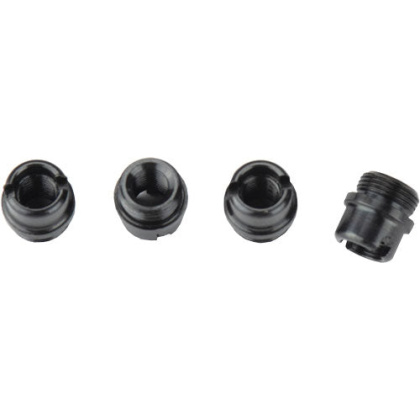 Ed Brown Grip Screw Bushings - Blued 4-pack For 1911