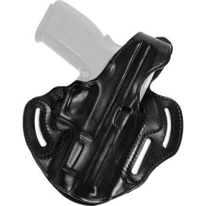 Galco Cop 3 Slot Belt Holster - Rh Lther Beretta 92f-fs Black