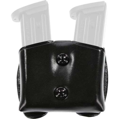 Galco Cdm Cop Double Mag Case - 9-40 Dle Stack Metal Mags Blk