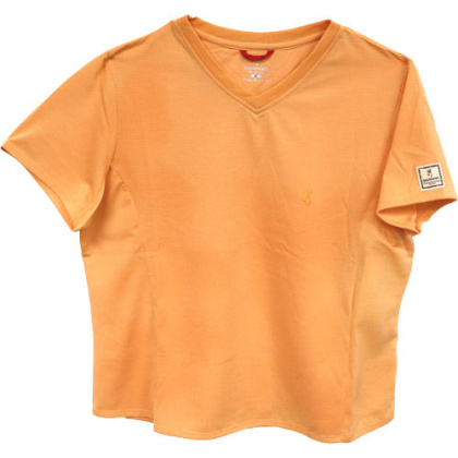 Bg Women\'s Ss V-neck Perfrmnce - T-shirt X-large Melon<