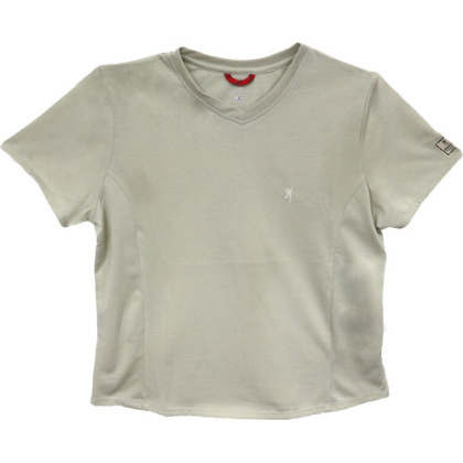 Bg Women\'s Ss V-neck Perfrmnce - T-shirt X-large Sand<